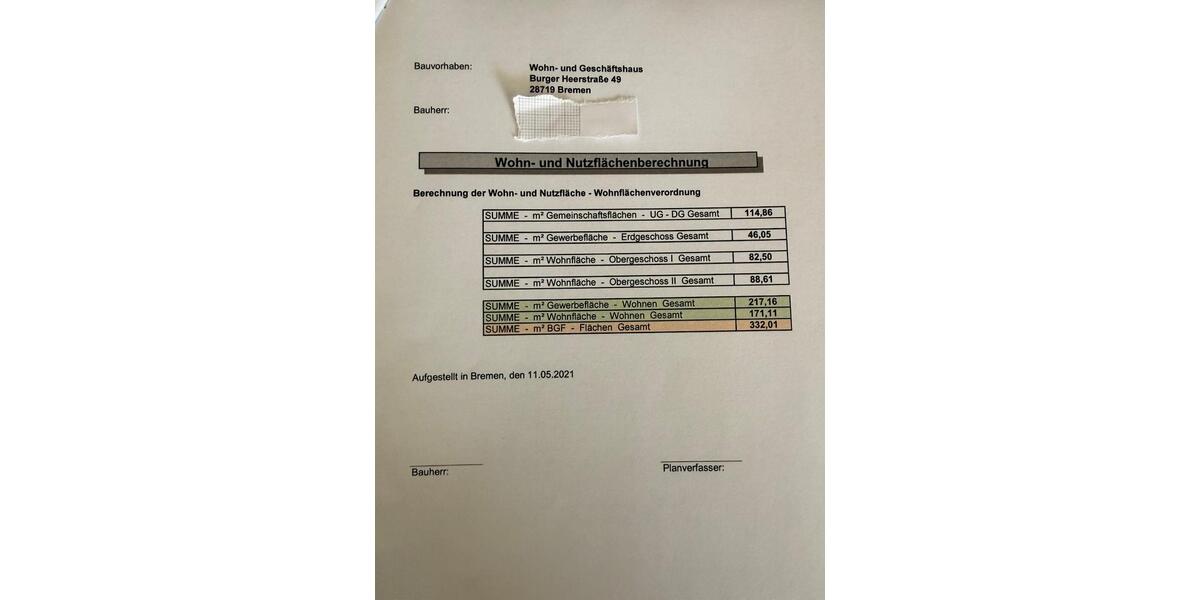 Mehrfamilienhaus, Wohnhaus Bremen Blockland - 12 Zimmer, 332 m&sup2;, 399.900&euro; | Angebot:26149069